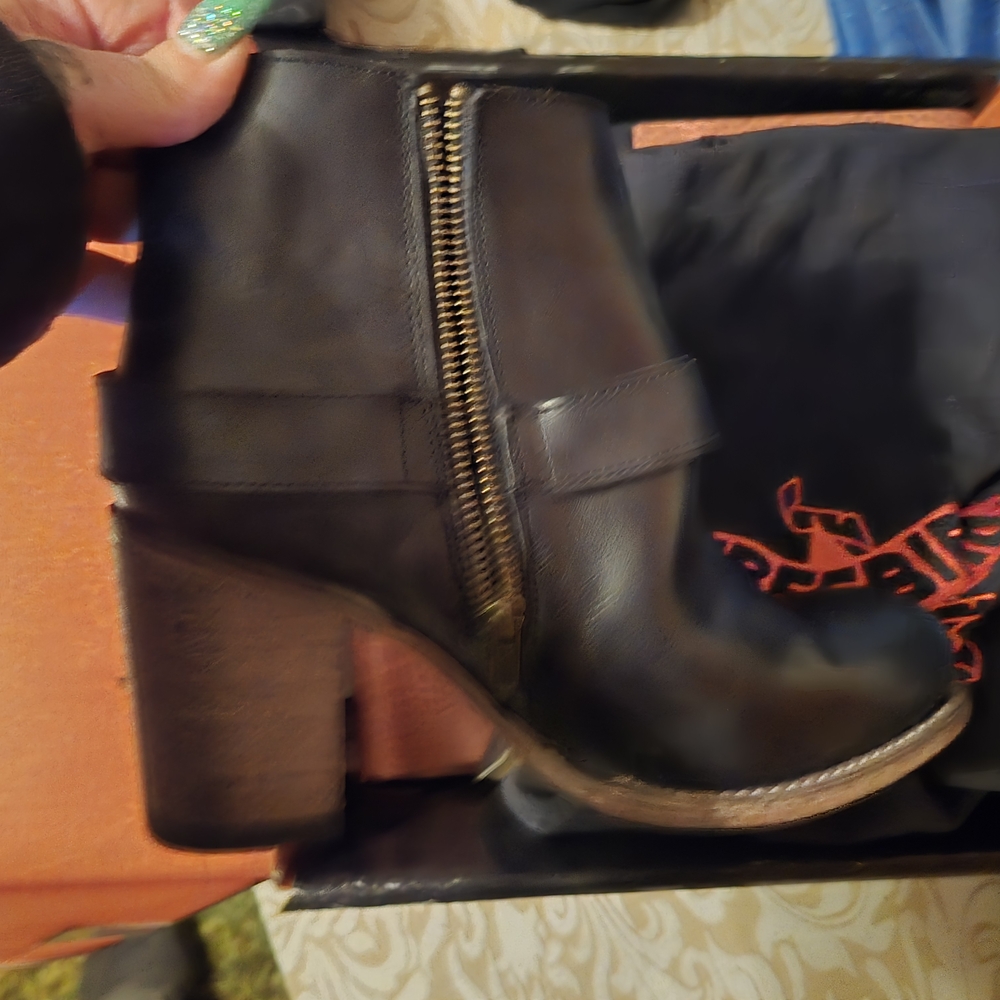 New Leather FREEBIRD Boots 9 - Picture 4 of 6